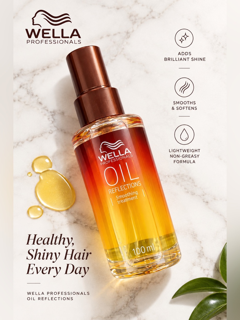WELLA Hair Oil 🧡 Smoothing Treatment